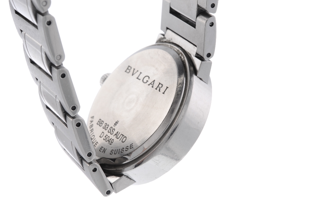 BULGARI - a gentleman's Bulgari bracelet watch. Stainless steel case. Reference BB 33 SS, serial - Image 2 of 4