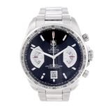 TAG HEUER - a gentleman's Grand Carrera Calibre 16 chronograph bracelet watch. Stainless steel