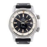 ENICAR - a gentleman's Sherpa Ultradive wrist watch. Stainless steel case. Reference 144/35/03,