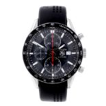 TAG HEUER - a gentleman's Carrera chronograph wrist watch. Stainless steel case with tachymeter