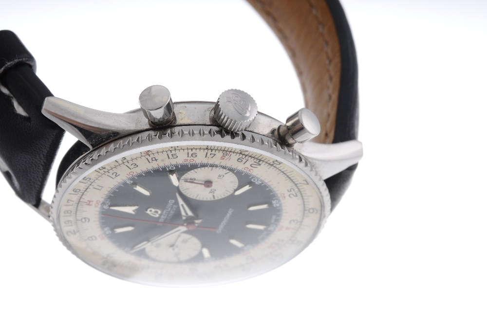 BREITLING - a gentleman's Chronomat chronograph wrist watch. Stainless steel case with slide rule - Image 3 of 4