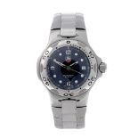 TAG HEUER - a lady's Kirium bracelet watch. Stainless steel case with calibrated bezel. Reference