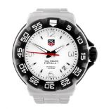 TAG HEUER - a gentleman's Formula 1 bracelet watch. Stainless steel case with calibrated bezel.