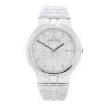 VACHERON CONSTANTIN - a gentleman's Phidias bracelet watch. 18ct white gold case with diamond set