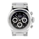 BUTI - a gentleman's Shark chronograph bracelet watch. Stainless steel case. Numbered 346. Signed