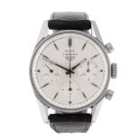 HEUER - a gentleman's Carrera chronograph wrist watch. Stainless steel case. Reference 2447S, serial