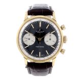 BREITLING - a gentleman's Top Time chronograph wrist watch. Gold plated case with stainless steel