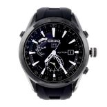 SEIKO - a gentleman's Astron GPS Solar wrist watch. Ceramic case. Reference 7X52-0AB0, serial