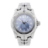 TAG HEUER - a lady's Link bracelet watch. Stainless steel case with calibrated bezel. Reference