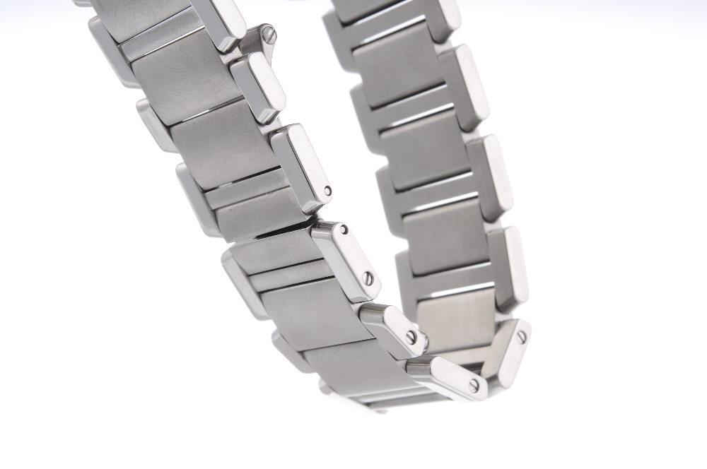 CARTIER - a Tank Francaise bracelet watch. Stainless steel case. Reference 2302, serial BB153822. - Image 4 of 4