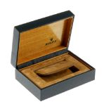 ROLEX - a complete watch box. Inner box shows moderate marks and stains to the insides.Outer box