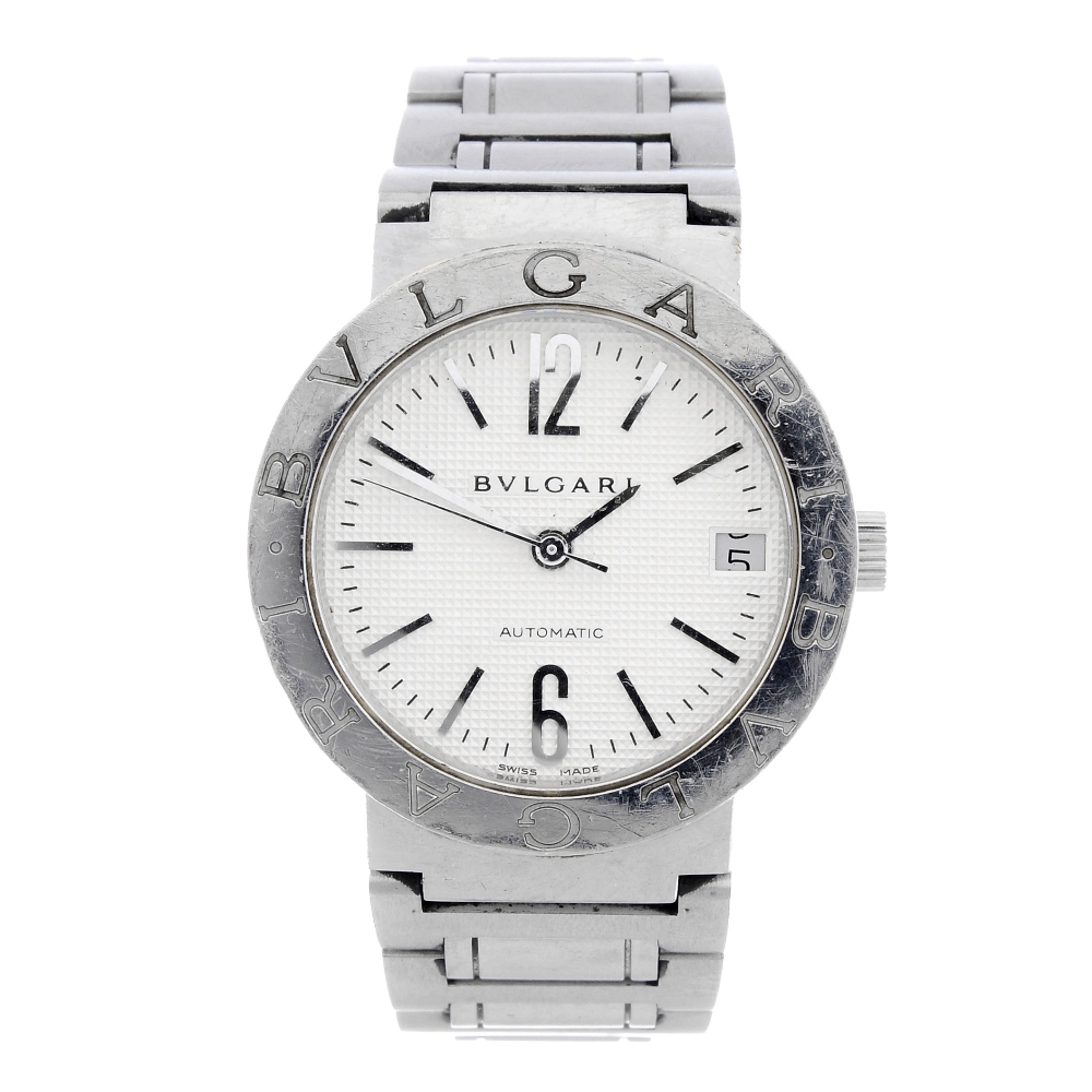 BULGARI - a gentleman's Bulgari bracelet watch. Stainless steel case. Reference BB 33 SS, serial