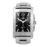 DUNHILL - a gentleman's Dunhillion chronograph bracelet watch. Stainless steel case. Reference 8033,