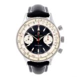 BREITLING - a gentleman's Chronomat chronograph wrist watch. Stainless steel case with slide rule