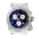 BREITLING - a gentleman's Emergency Mission chronograph bracelet watch. Stainless steel case with