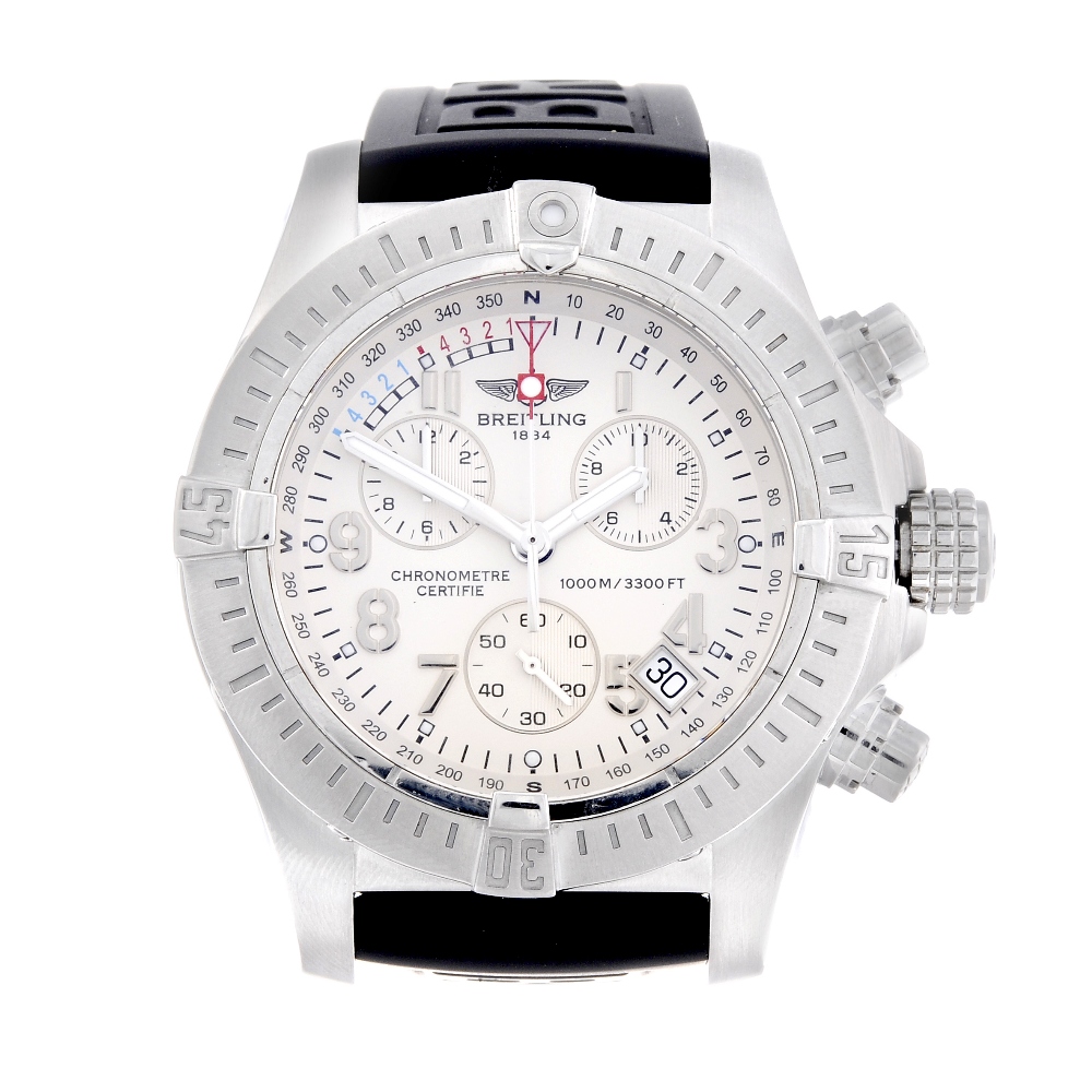 BREITLING - a gentleman's Aeromarine Avenger Sea Wolf chronograph wrist watch. Circa 2008. Stainless