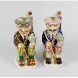 Golfing interest: A pair of Kevin Francis figures, 'The Golfer' with ginger hair 120/1,000 and