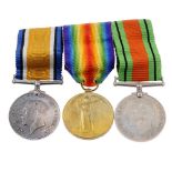 Great War Pair, British War medal 1914-20, Victory Medal, named to '82297 A. Sjt. F. Wilson. R.A.M.