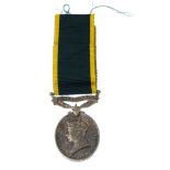 George VI, Territorial Efficiency Medal to '2027736 Cpl.W.J.Porter R.E.', Second World War, Africa