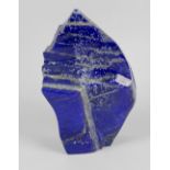 A lapis lazuli boulder, of tapered naturalistic form, 13 (33cm). Appears to be in good overall