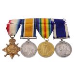 Great War Trio, 1914-15 Star, British War Medal 1914-20, Victory Medal, named to 'R.M.B. 1259.