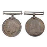 Royal Naval Pair, British War Medal 1914-20 named to 'M. 32344 W. A. J. Moyse. Act. E.R.A.4 R.N',