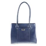 OSPREY - a handbag. Designed as a structured square shoulder bag with dual rolled handles and