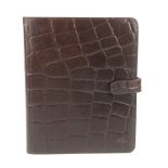 MULBERRY - a Congo leather diary planner with inserts. Designed with maker's signature chocolate