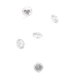 Five brilliant-cut diamonds, total weight 0.74ct, approximate size range 0.16 to 0.13ct. Estimated