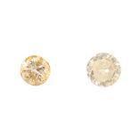 A selection of brilliant-cut diamonds. Total weight 1.36cts, approximate size range 0.11 to 0.