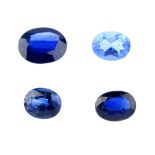 A selection of gemstones. To include oval and circular-shapes. Total weight 50cts, approximate