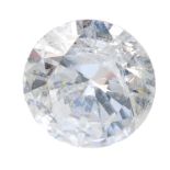 Six brilliant-cut diamonds. Total weight 0.67ct, approximate size range 0.13 to 0.08ct.