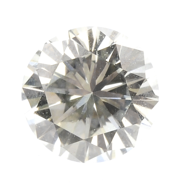 A brilliant-cut diamond, weighing 0.29ct. Estimated J-K colour, VS clarity. Diamonds bright.Stones