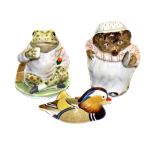 Two Beswick F Warne & Co Ltd Beatrix Potter figures, the first example 'Mrs Tiggy Winkle' and the