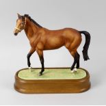 A Royal Worcester porcelain model of Nijinsky. Modelled by Lindner, 1971, black printed marks,