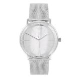 JUNGHANS - a lady's Max Bill bracelet watch. Stainless steel case. Reference 047/4356.44, serial