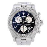 BREITLING - a gentleman's Colt chronograph bracelet watch. Stainless steel case with calibrated