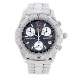 TAG HEUER - a gentleman's 2000 Series chronograph bracelet watch. Stainless steel case with