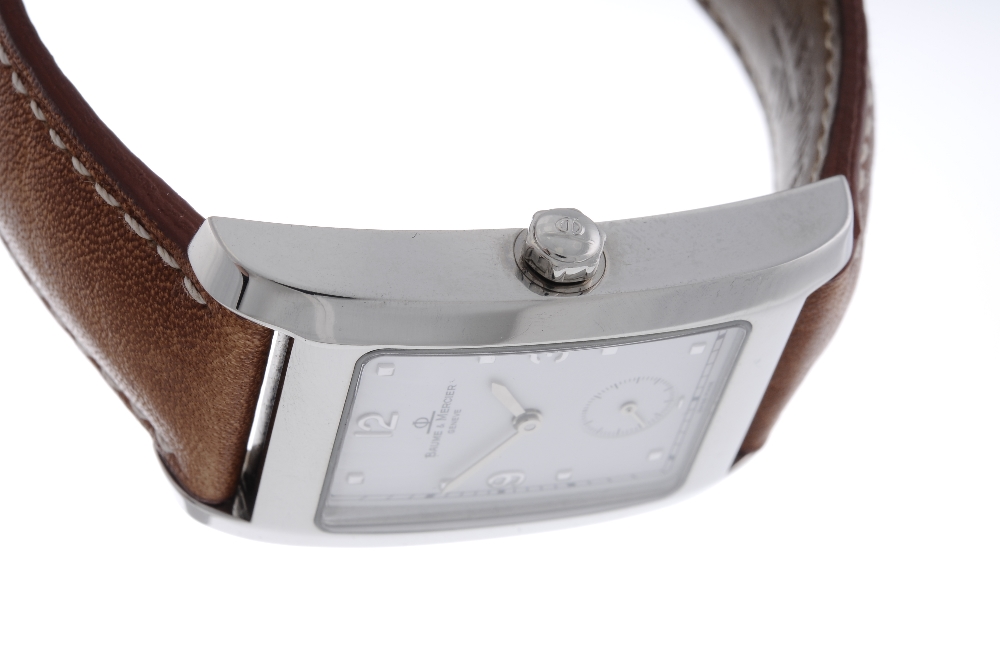 BAUME & MERCIER - a gentleman's Hampton wrist watch. Stainless steel case. Reference MV045063, - Image 3 of 4