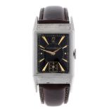 JAEGER-LECOULTRE - a gentleman's wrist watch. Stainless steel case. Numbered 52058. Signed manual