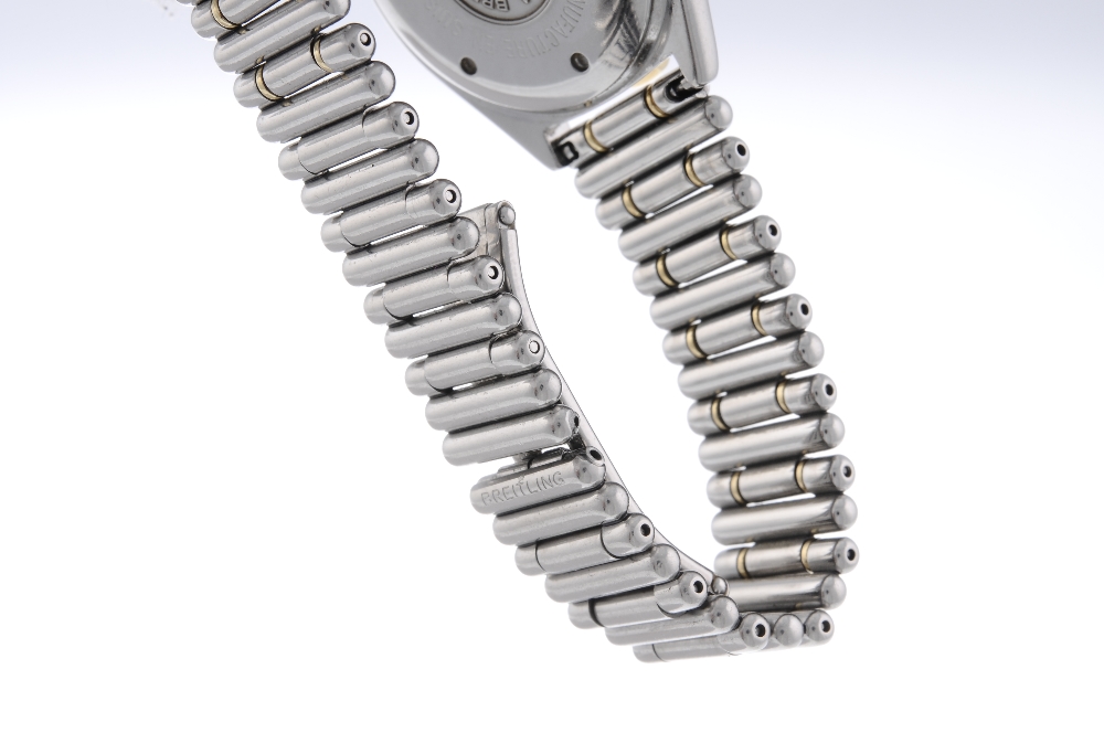 BREITLING - a lady's J Class Lady bracelet watch. Stainless steel case with yellow metal - Image 4 of 4