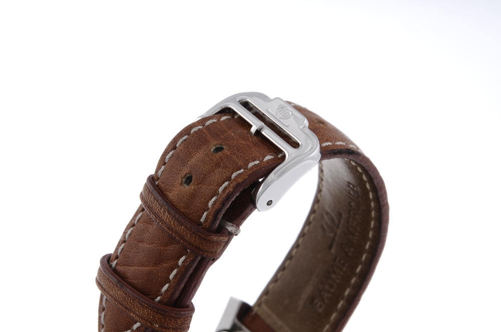 BAUME & MERCIER - a gentleman's Hampton wrist watch. Stainless steel case. Reference MV045063, - Image 4 of 4