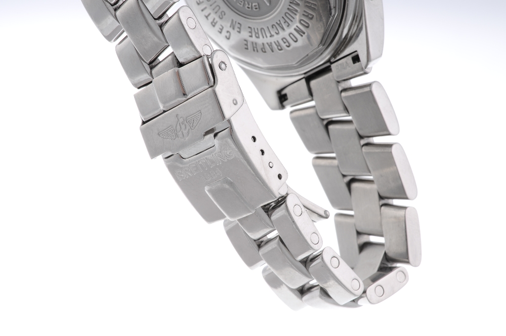 BREITLING - a gentleman's Professional B-2 chronograph bracelet watch. Stainless steel case with - Image 4 of 4