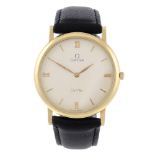 OMEGA - a gentleman's De Ville wrist watch. 18ct yellow gold case. Numbered 1952378, 3952378.