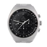 OMEGA - a gentleman's Speedmaster Mk II chronograph bracelet watch. Stainless steel case with