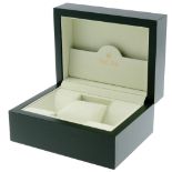 ROLEX - a complete watch box. Inner box shows some very light marks to the lining.Outer box shows