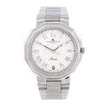 BAUME & MERCIER - a gentleman's Riviera bracelet watch. Stainless steel case. Reference MV045163,