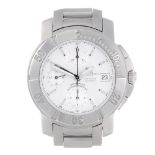 BAUME & MERCIER - a gentleman's Capeland chronograph bracelet watch. Stainless steel case with