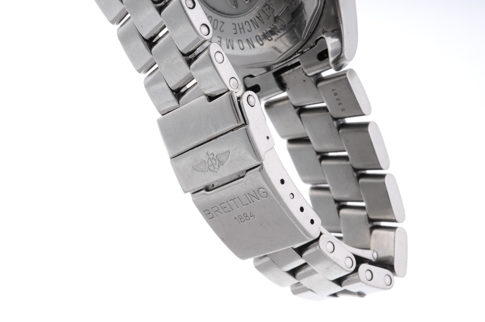 BREITLING - a gentleman's Colt chronograph bracelet watch. Stainless steel case with calibrated - Image 4 of 4