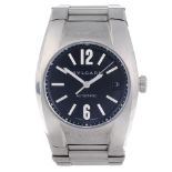 BULGARI - a mid-size Ergon bracelet watch. Stainless steel case. Reference EG35S, serial L7478.